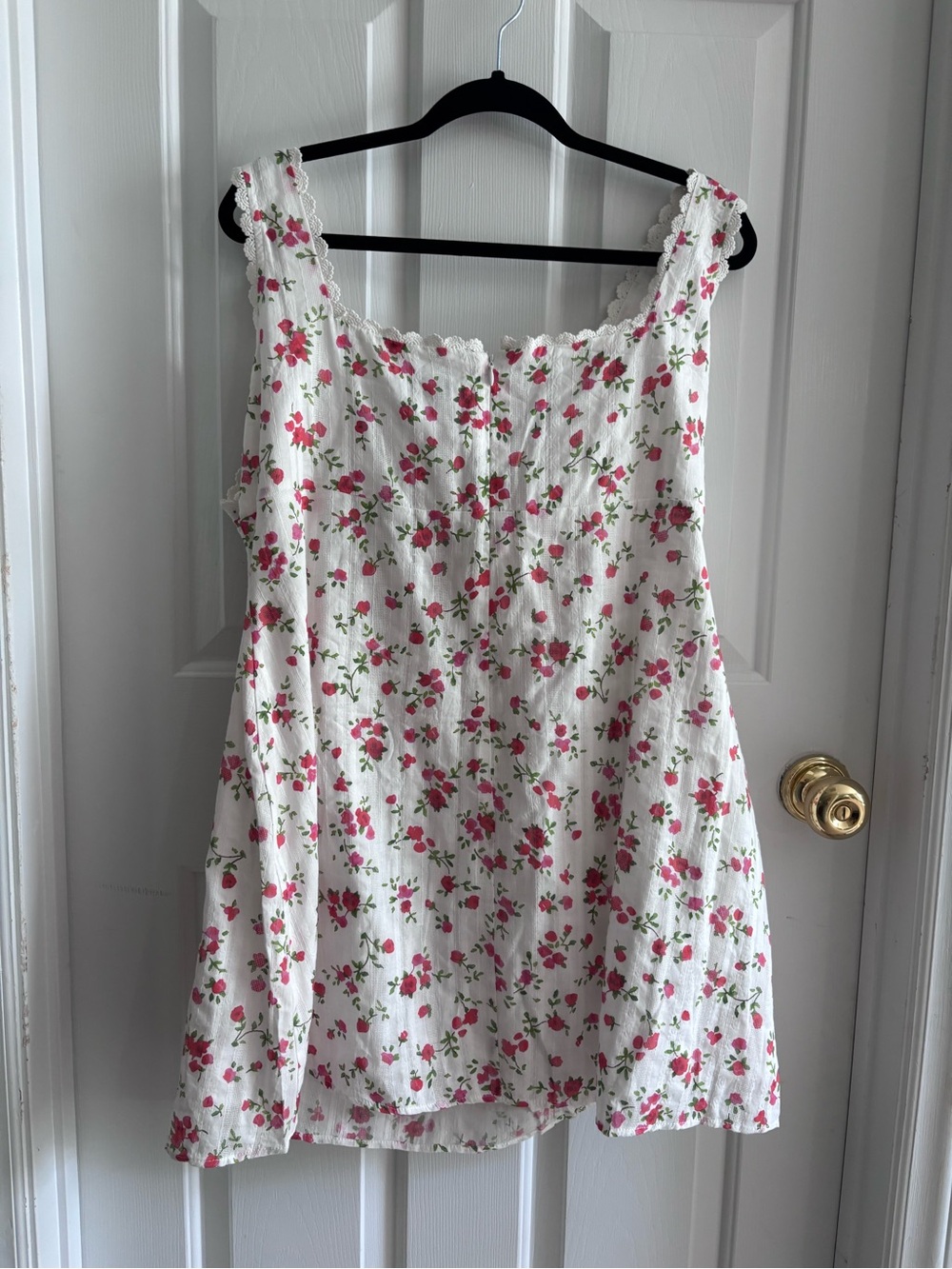 NWT Princess Polly Dasha Mini Dress White Floral Curve US 14 Cottagecore - Picture 5 of 5